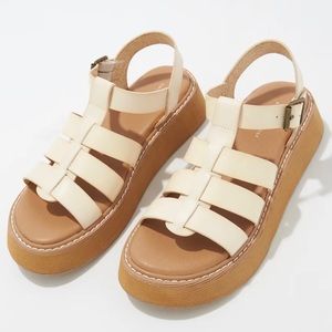 American eagle fisherman wedge sandals